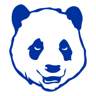 Sexy Panda Decal (Blue)